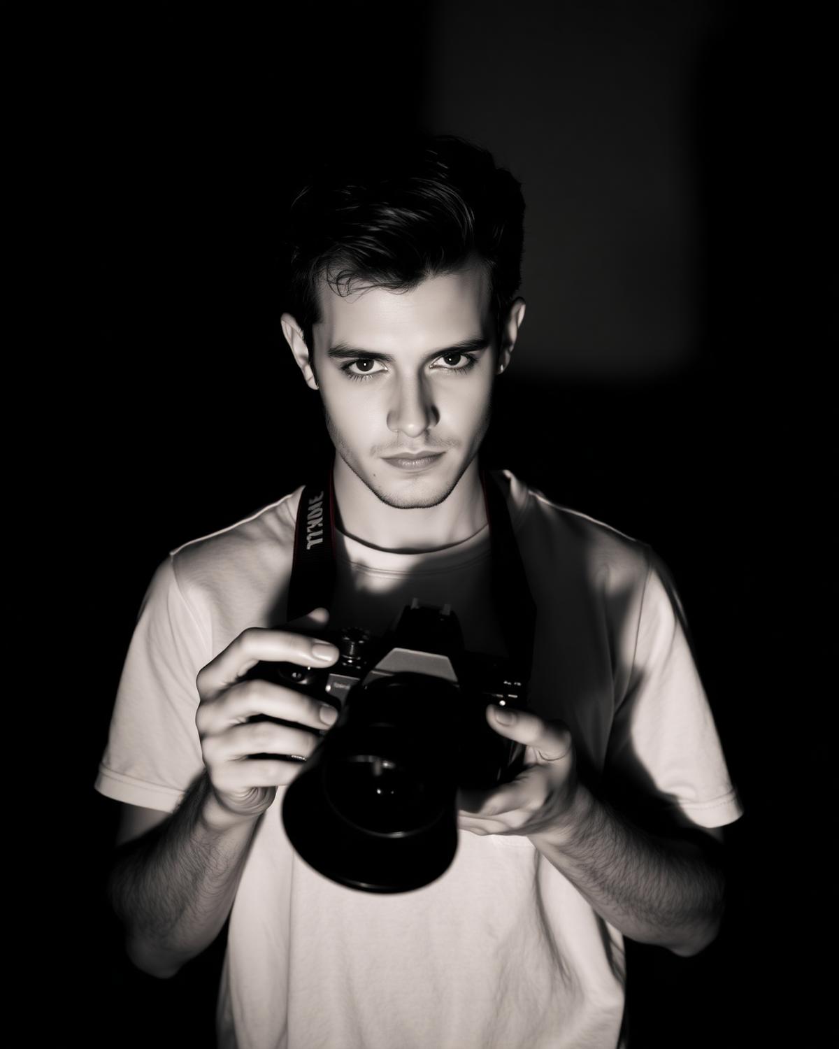 Portrait de Jacob Hudon, photographe événementiel